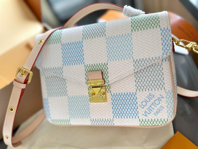 LV 24 summer Damier Pochette Metis bag 133911