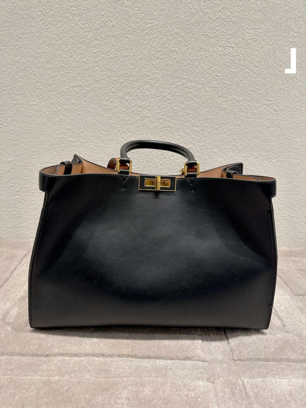 Fendi cowskin Peekaboo bag 131450