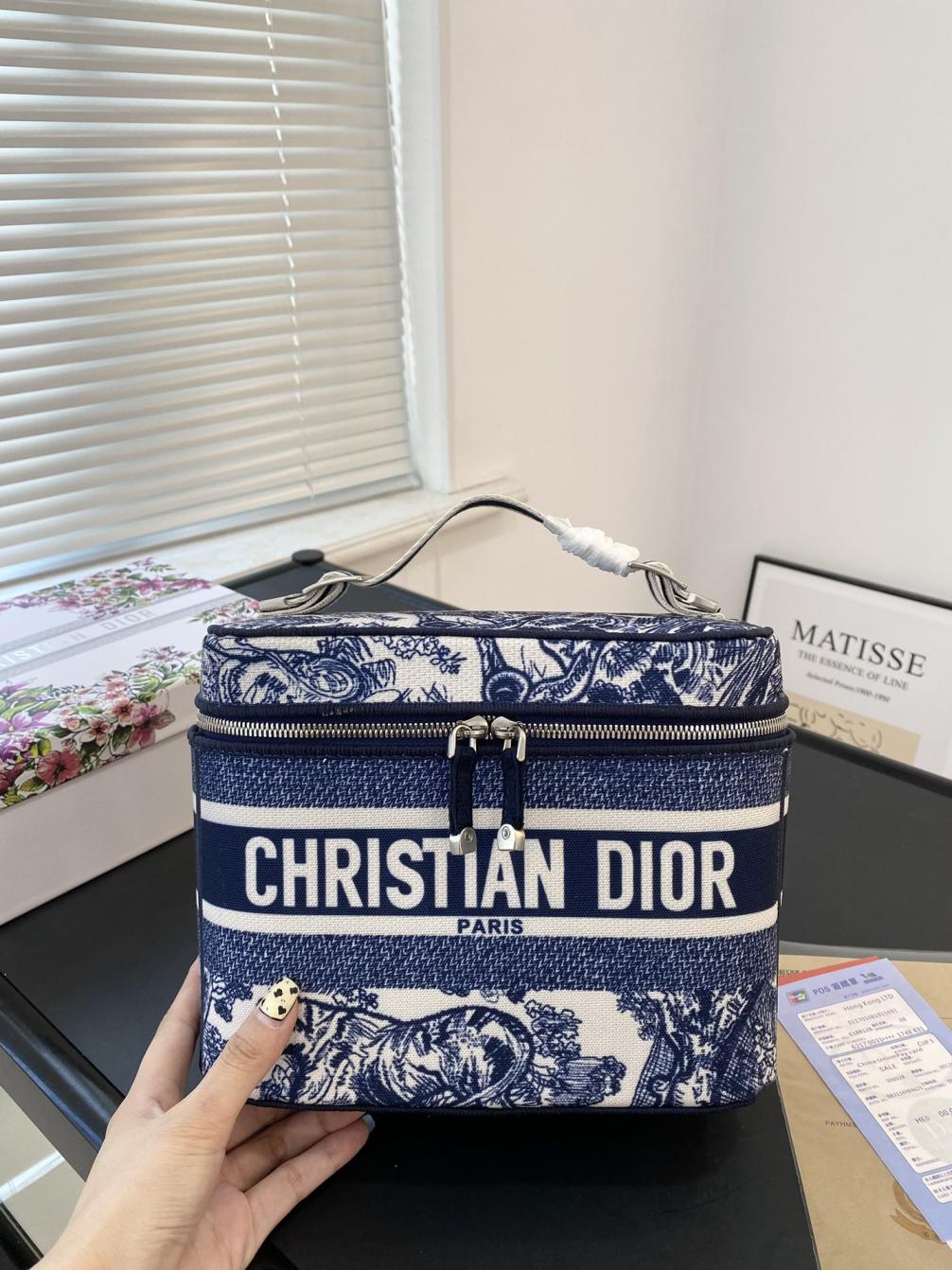 Dior Oblique cosmetic bag