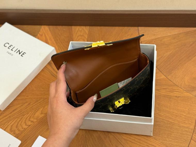 Celine Triomphe cowskin handbag
