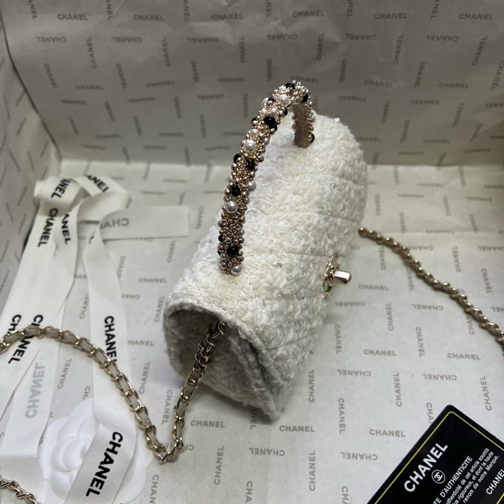 Chanel Flap Pearl handle chain bag
