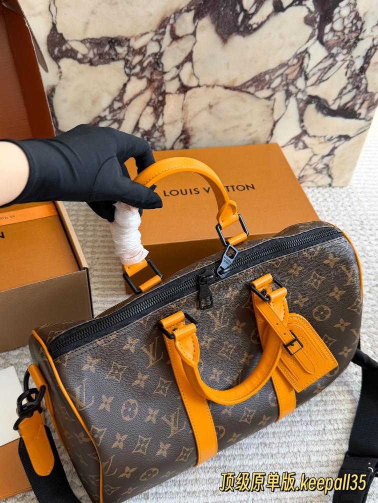 LV keepall35 bag Monogram Orange